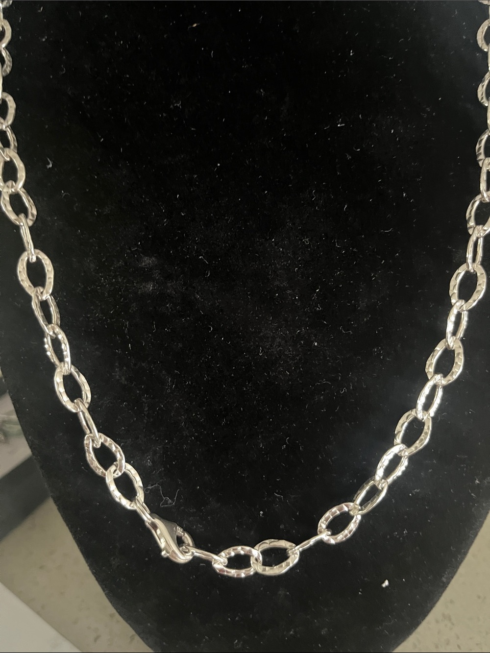 Silver Link Chain Necklace - Elegant Women's Jewelry 925